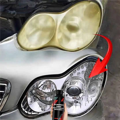 Car Headlight Polishing Agent Scratch Remover Repair Fluid Headlight Renewal Polish and Maintenance Liquid Kit Auto Accessories
