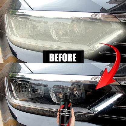 Car Headlight Polishing Agent Scratch Remover Repair Fluid Headlight Renewal Polish and Maintenance Liquid Kit Auto Accessories